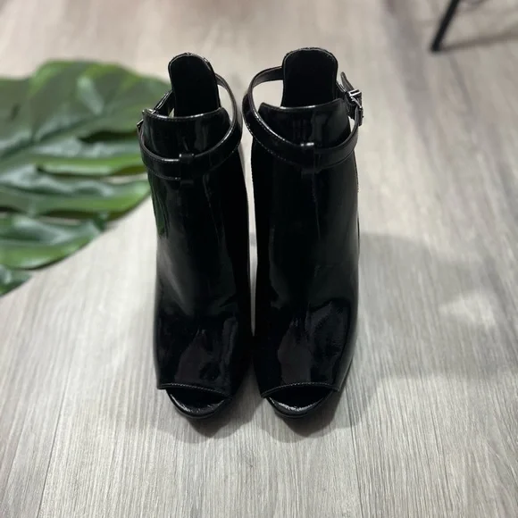Michael Kors Lawson Open Toe Ankle Boot Patent Leather ✨brand new✨No box - Picture 11 of 12